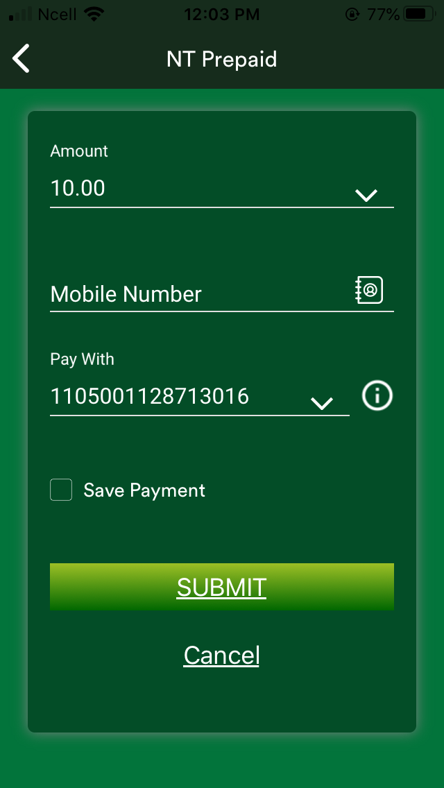 Enter Details - Image