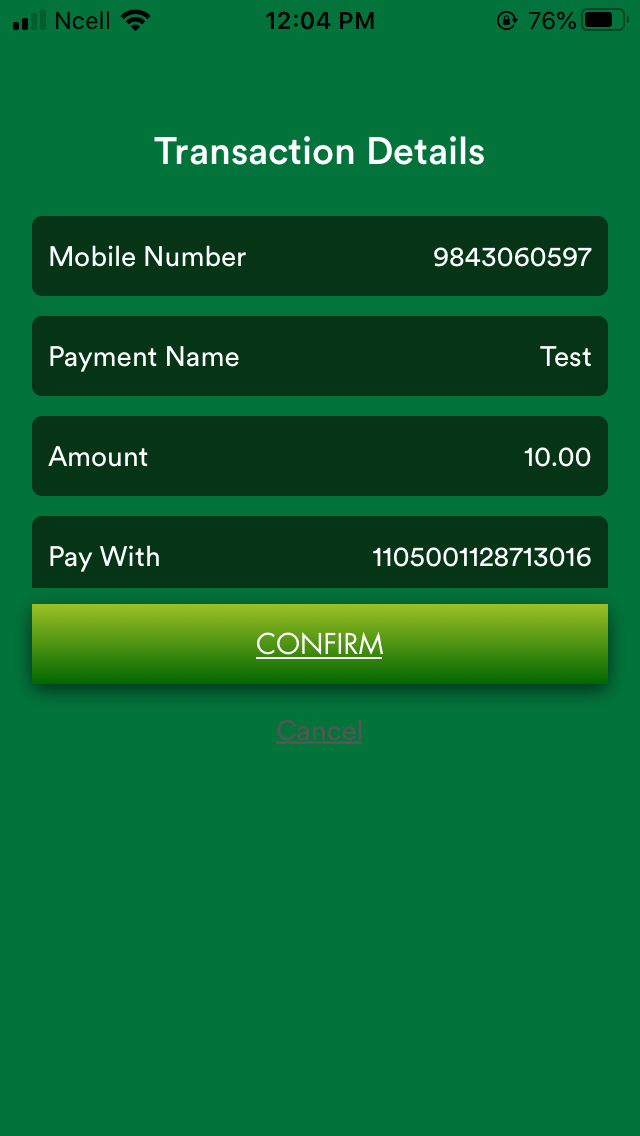 Confirm Details - Image