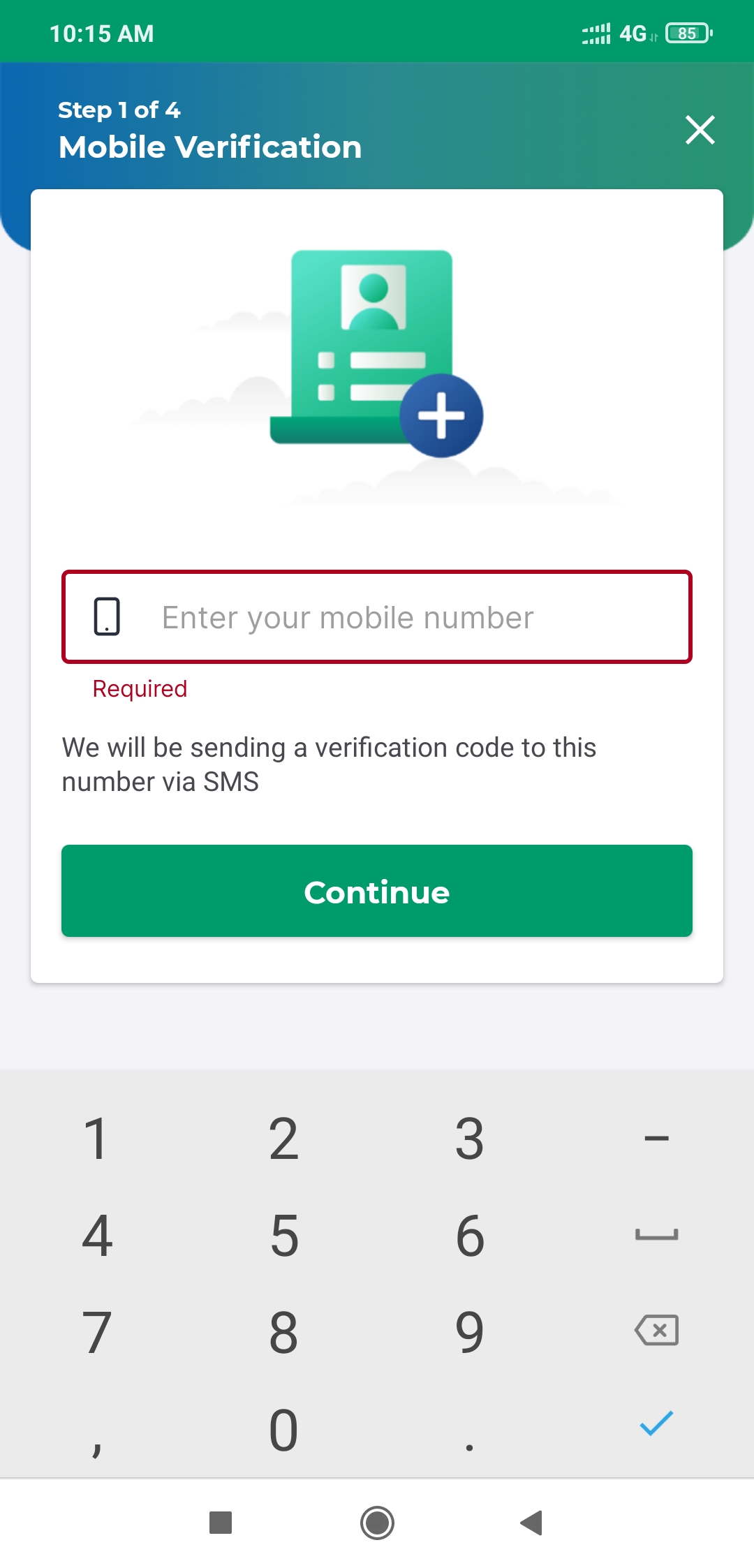 Enter Number - Image