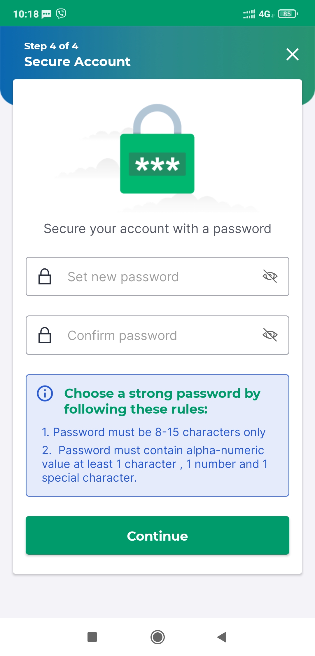 Set Password - Image