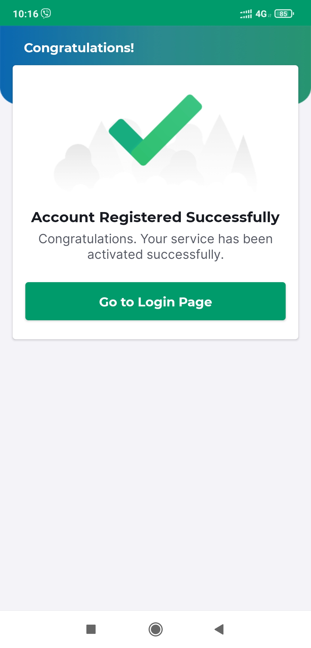 Activation Successful - Image