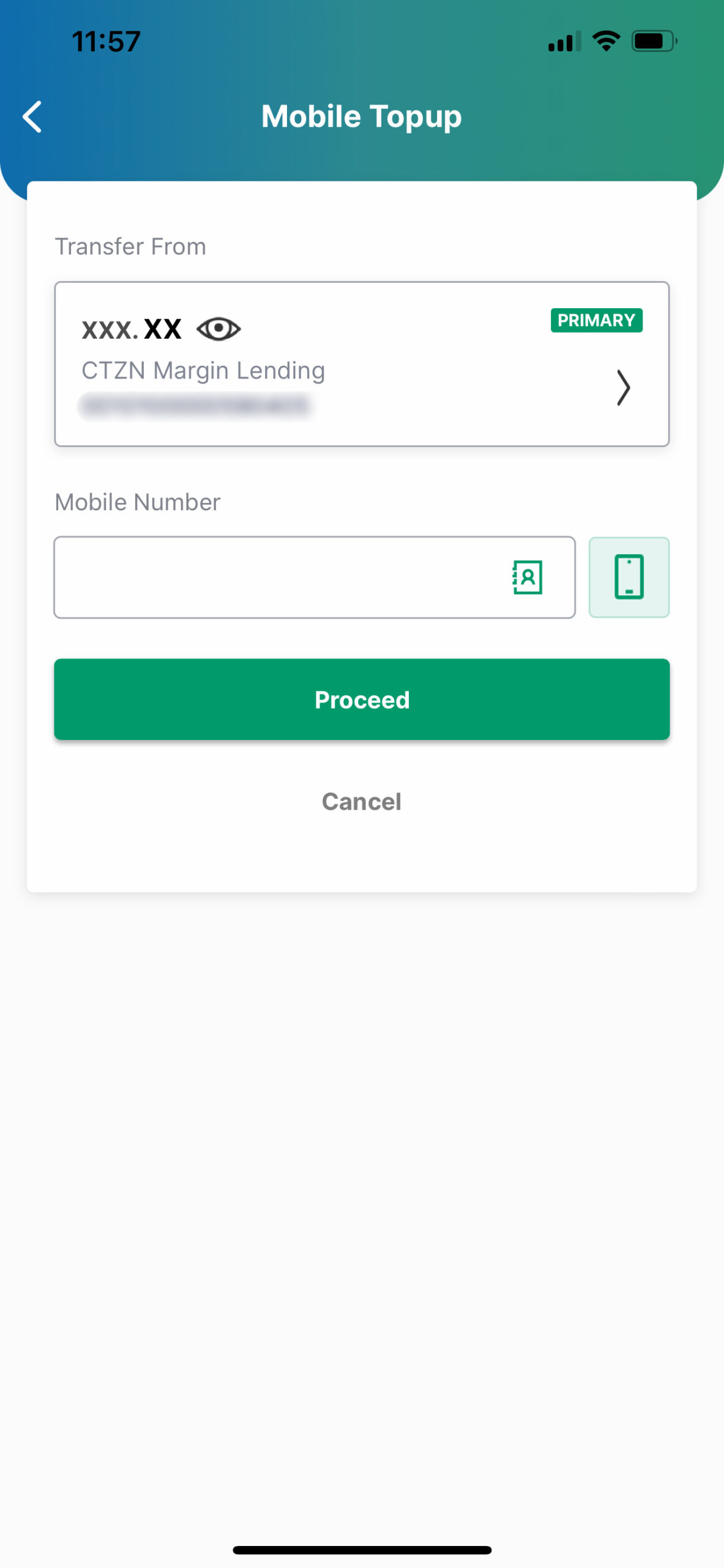 Choose Mobile Topup - Image