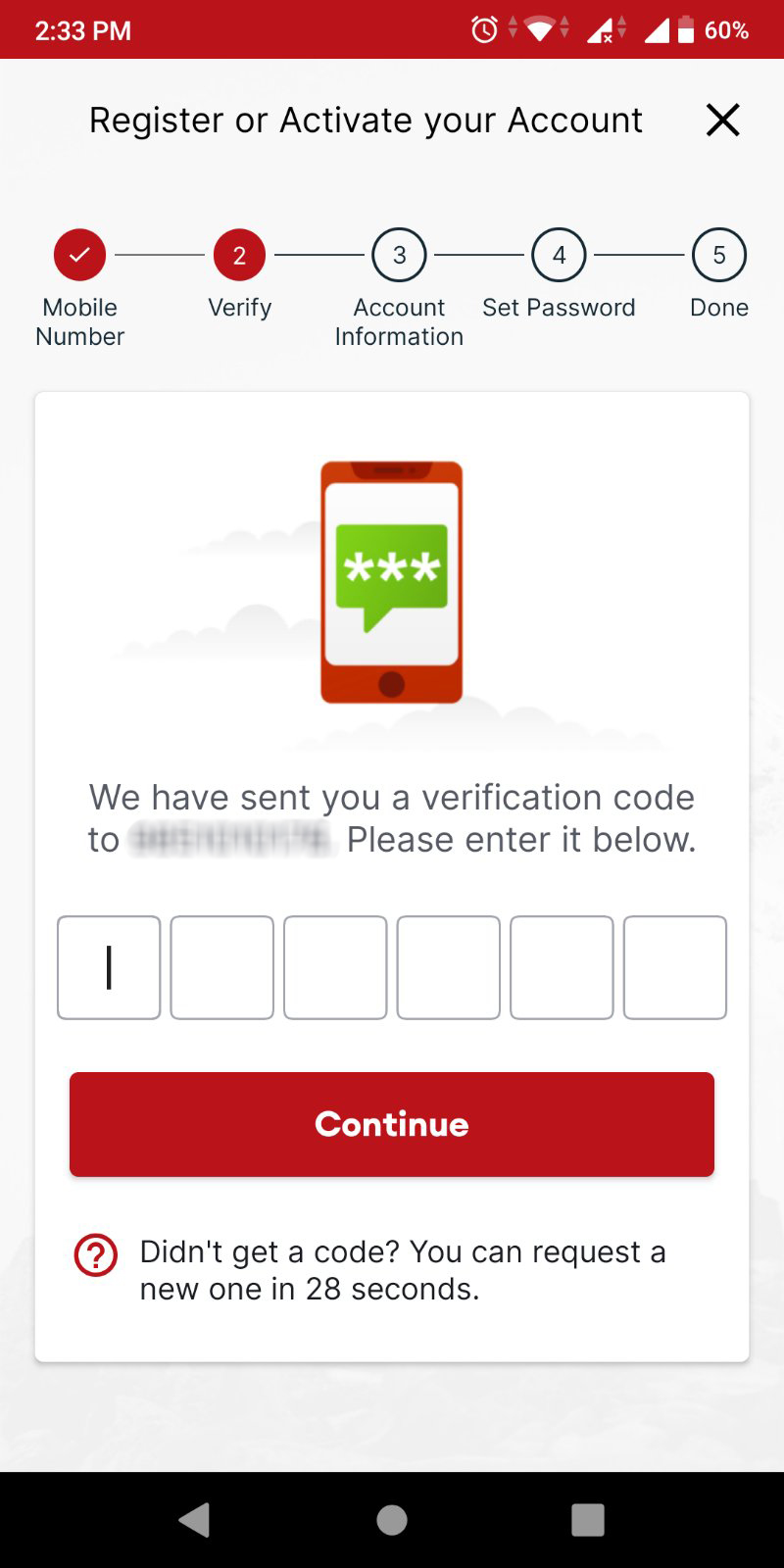 Enter Code - Image