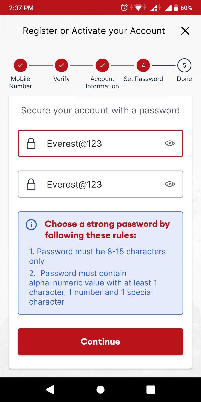 Set Password - Image