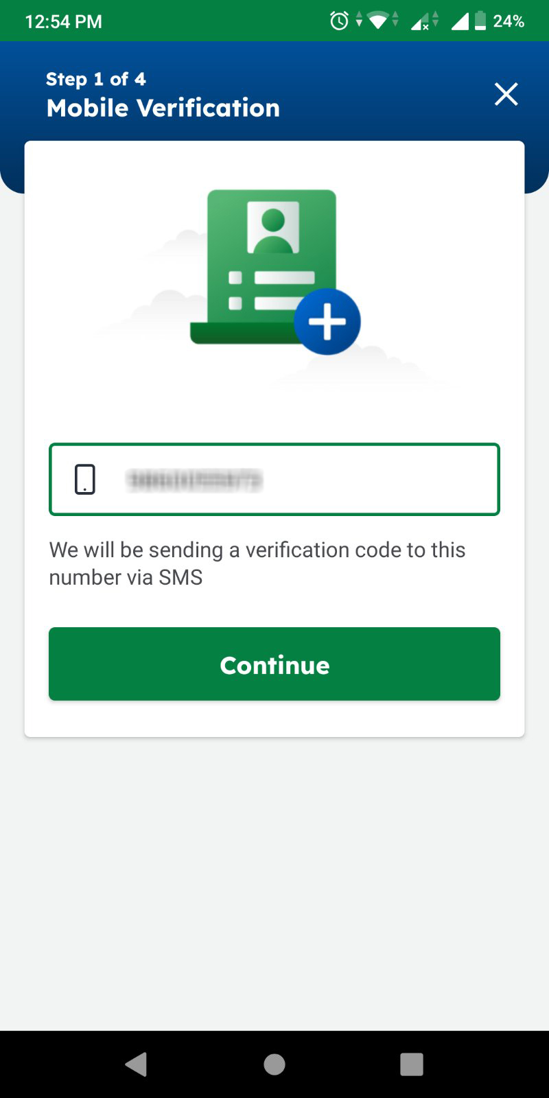 Enter Mobile Number - Image