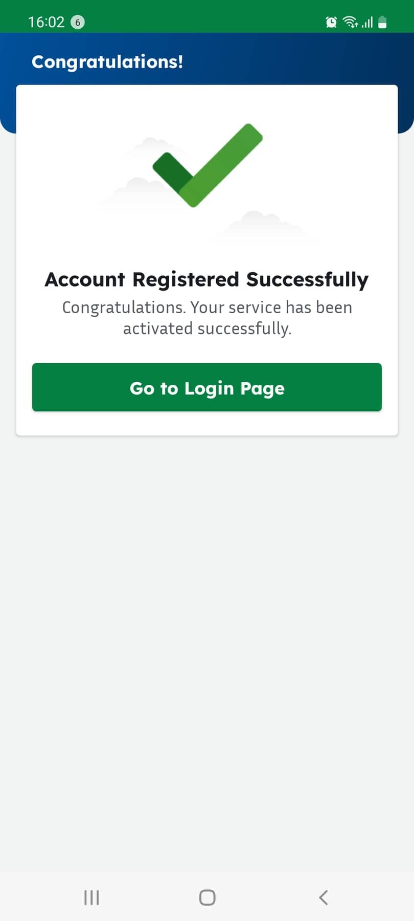 Activation Successful - Image