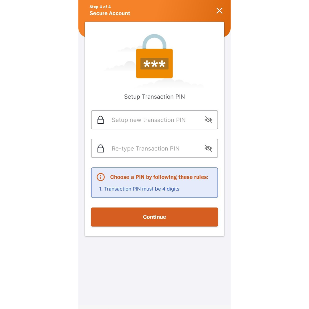 Set Transaction PIN - Image
