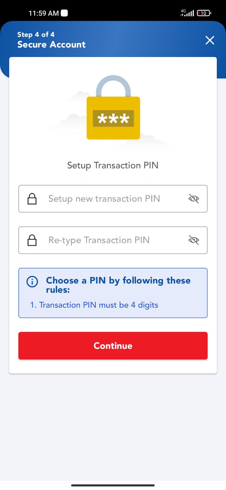 Set Transaction PIN - Image