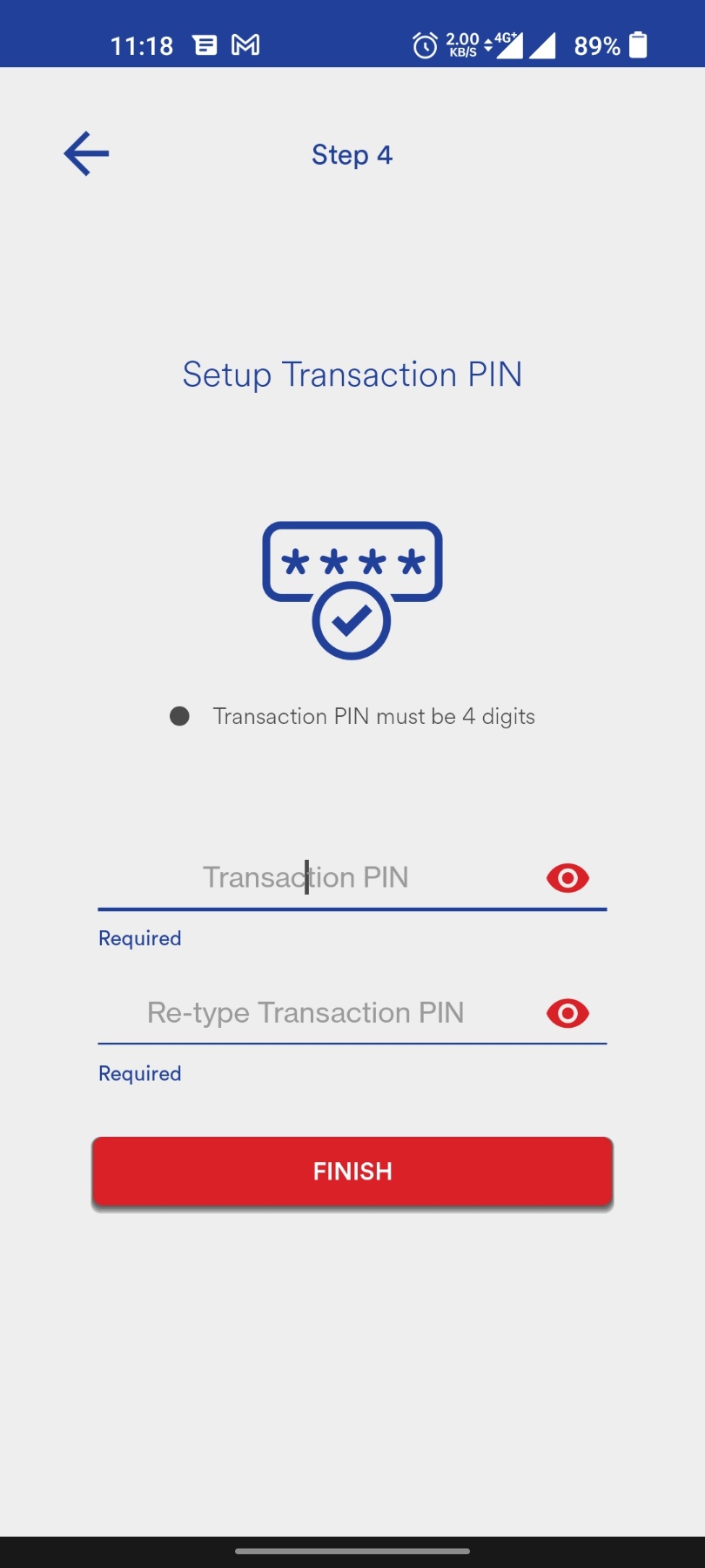Set Transaction PIN - Image