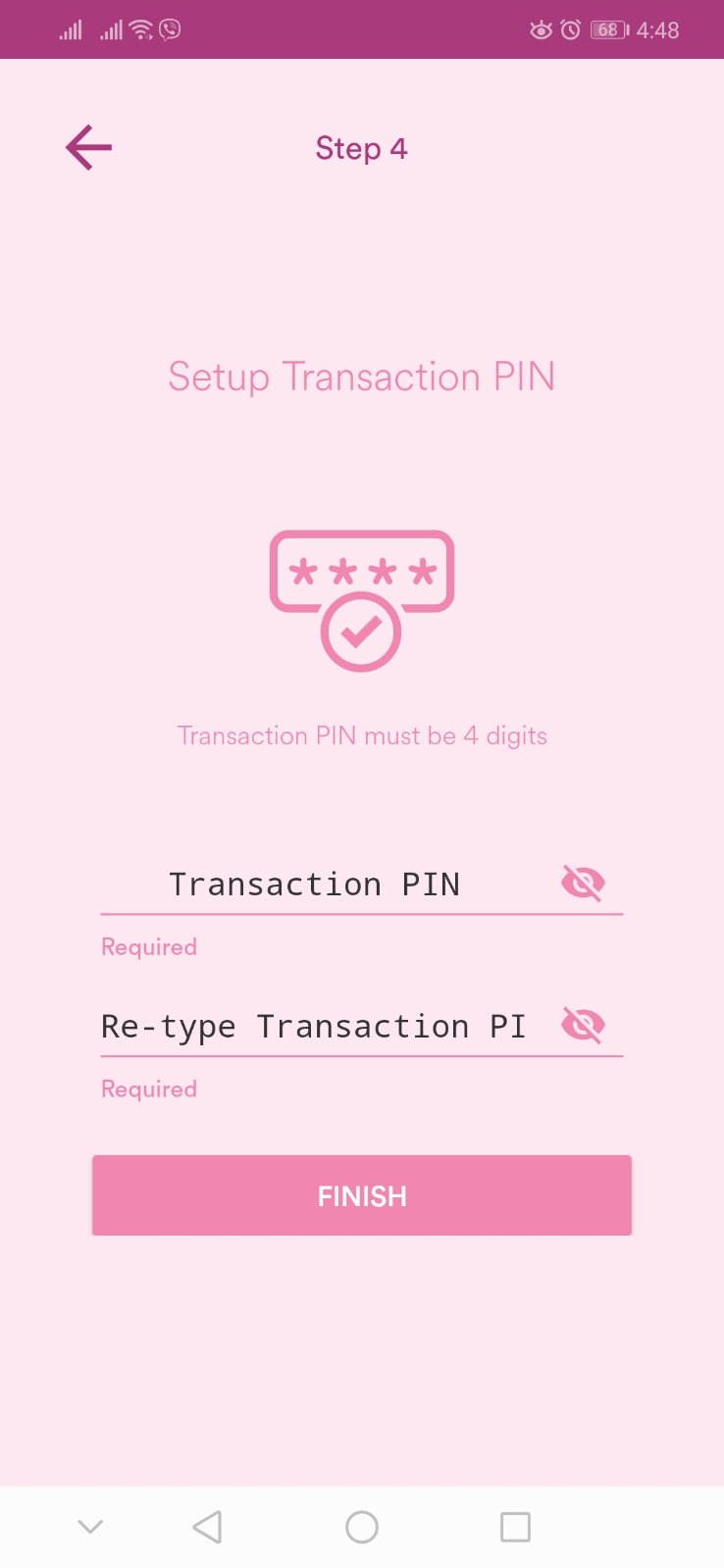 Set Transaction PIN - Image