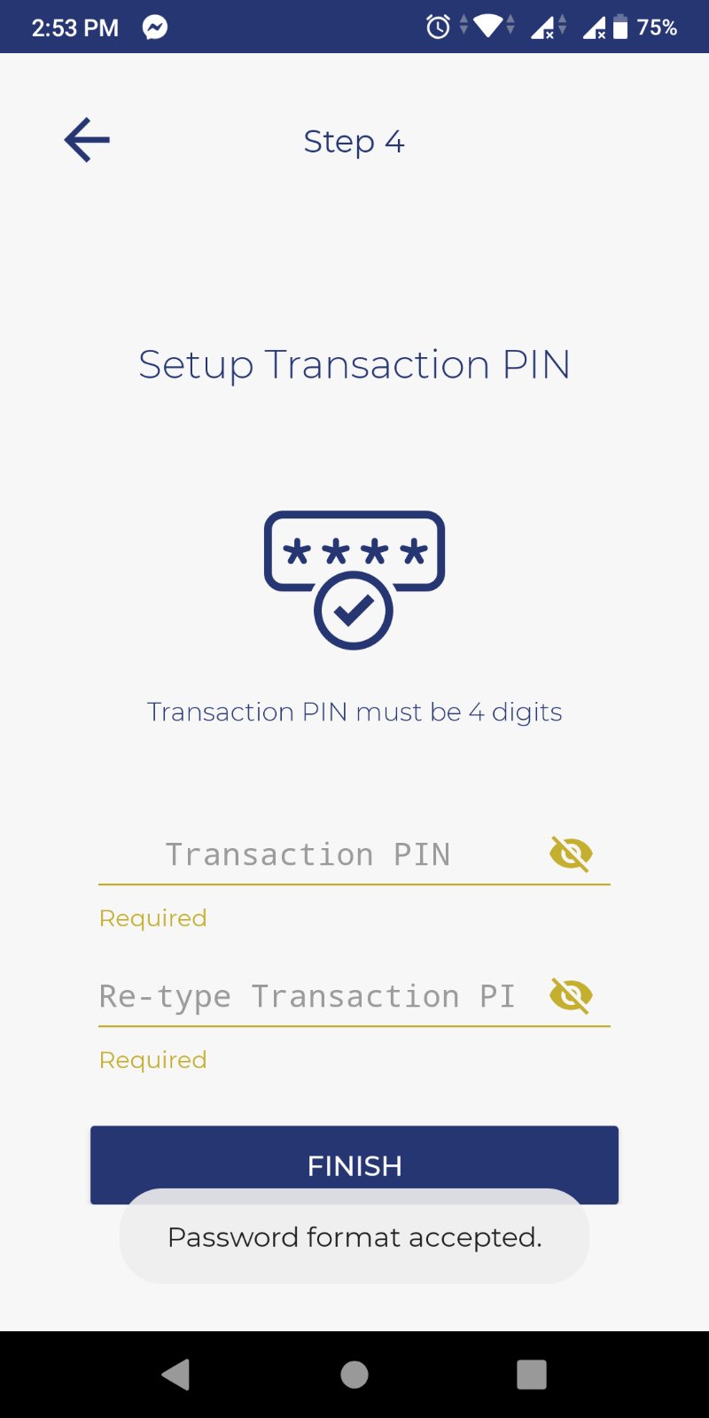 Set Transaction PIN - Image