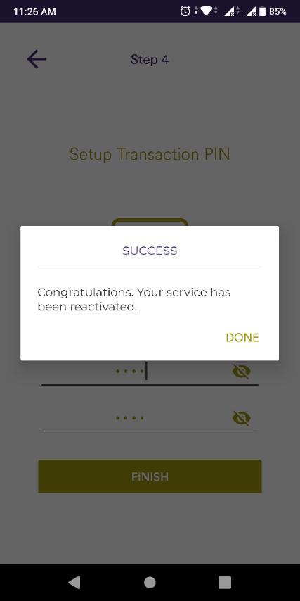 Activation Successful - Image