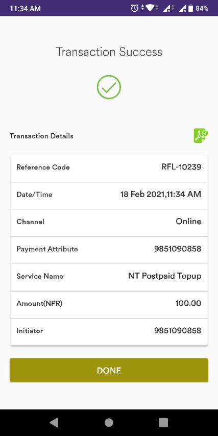 Transaction Success - Image