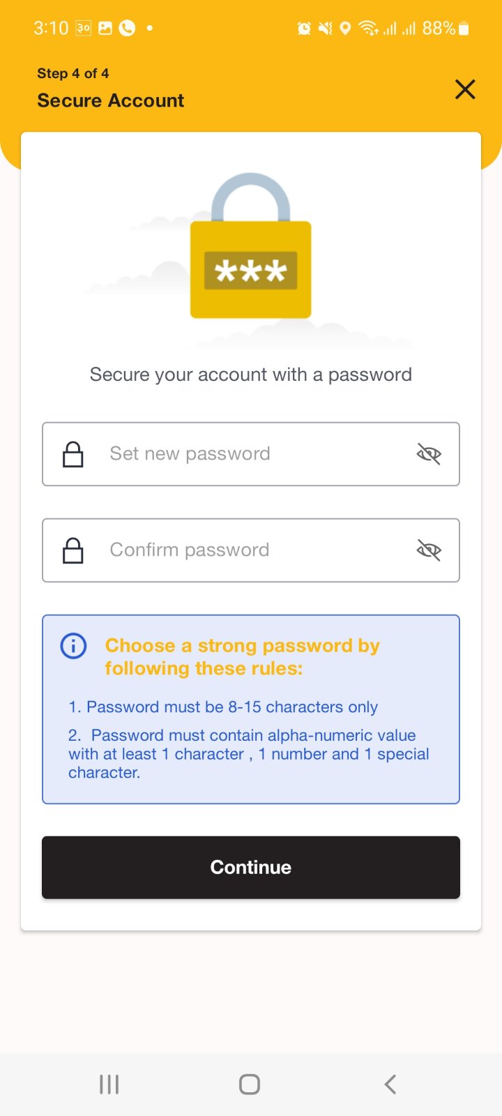 Set Password - Image