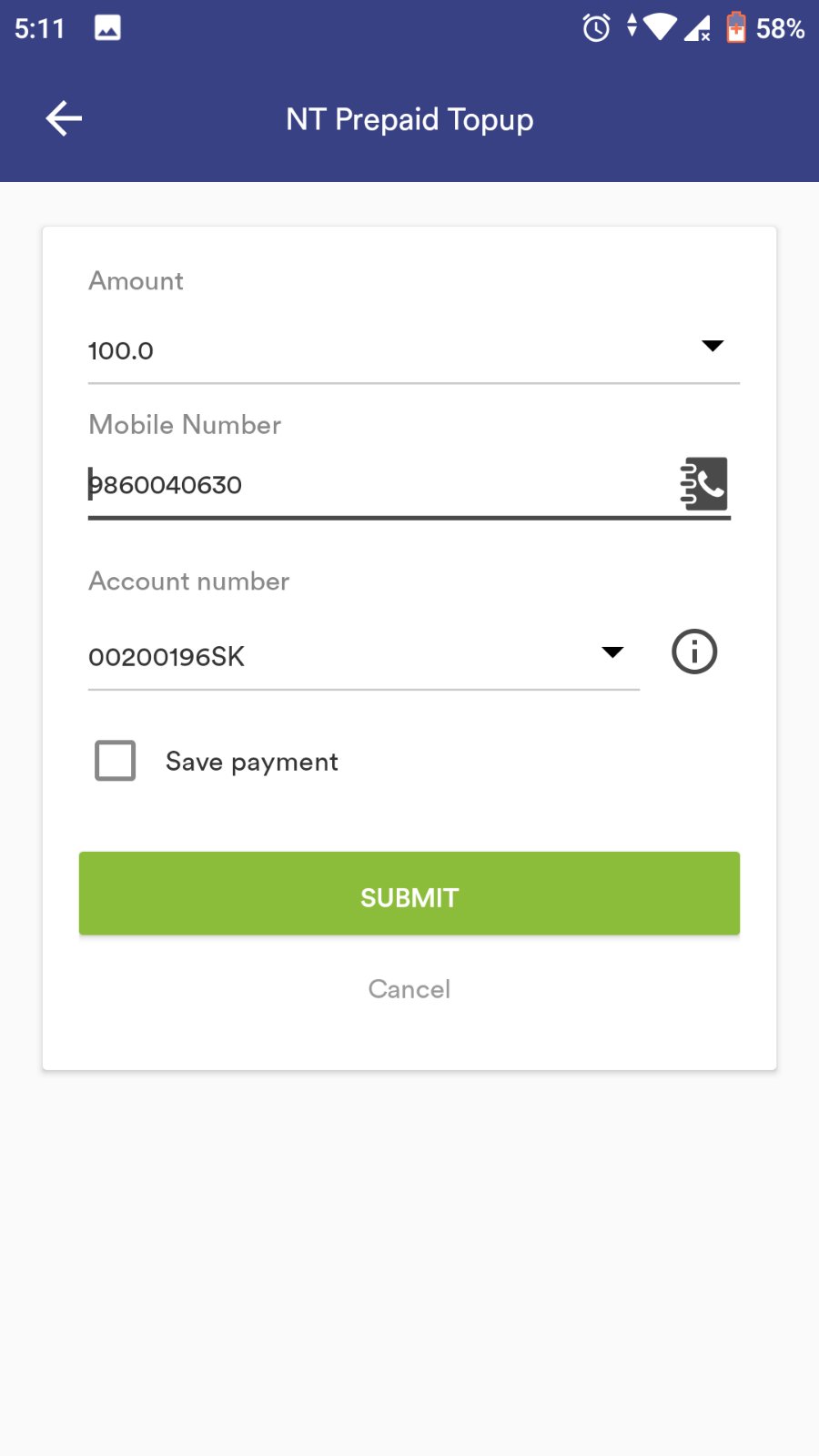 Enter Details - Image